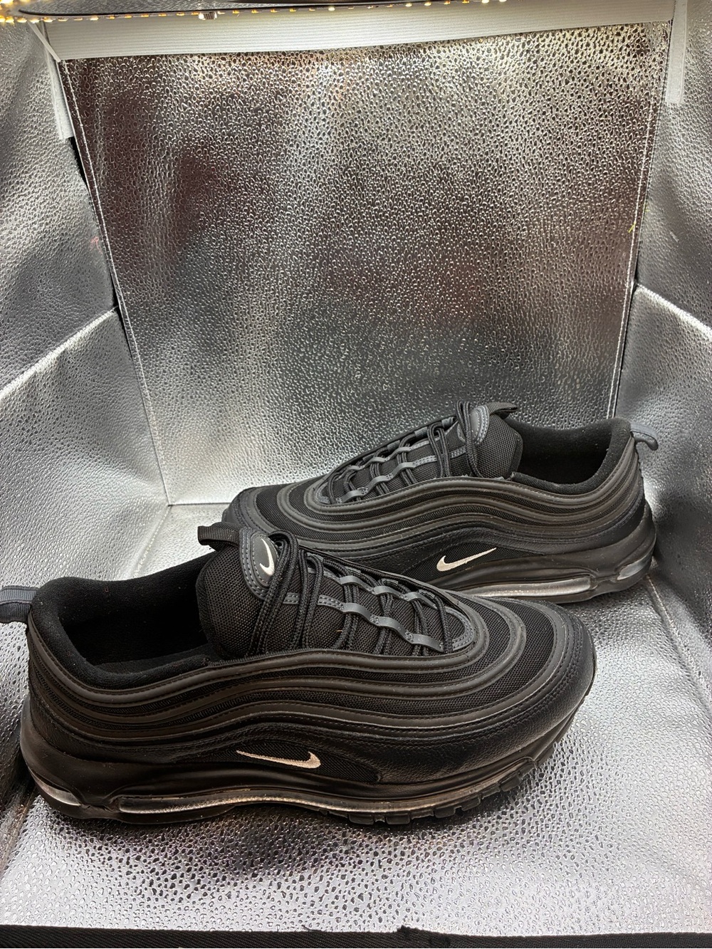 Nike Air Max Black Terry Cloth